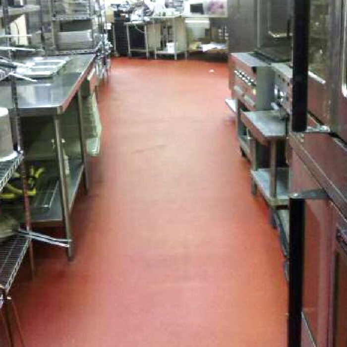 Food grade concrete floor